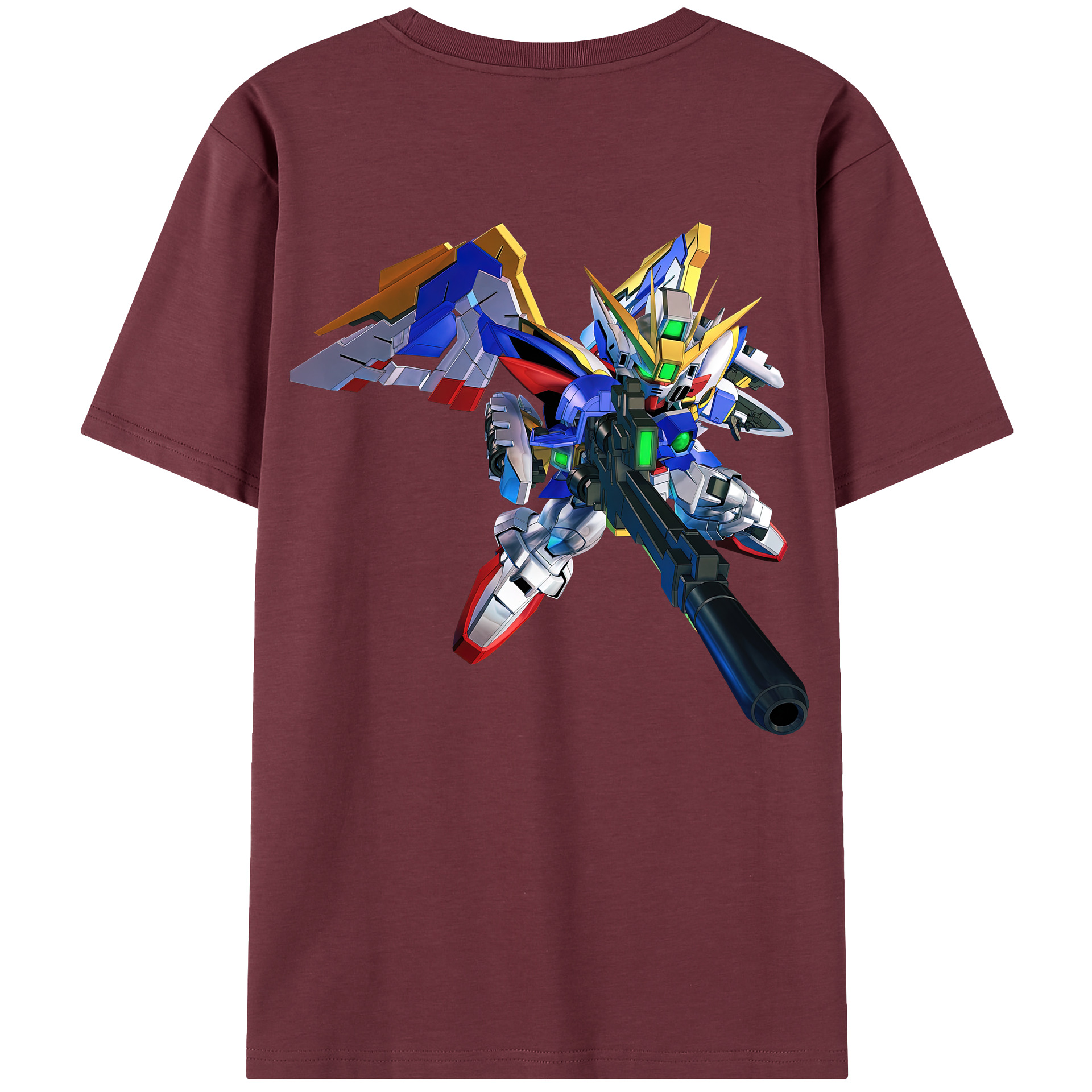 （画像用） 機動戦士ガンダム Mobile Suit Gundam 綿100％半袖Tシャツ（背面プリント）